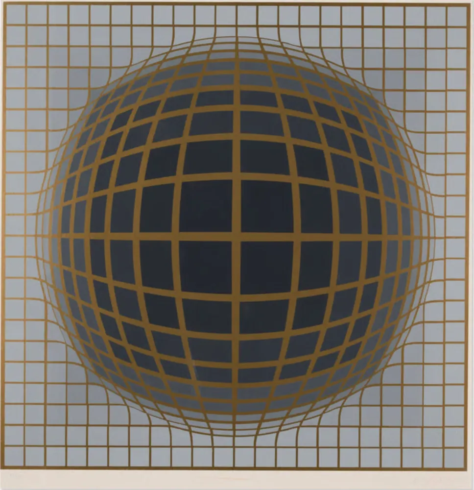 丝网印刷 Vasarely - B-Bomb-b (2)