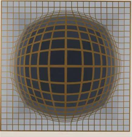 丝网印刷 Vasarely - B-Bomb-b (2)