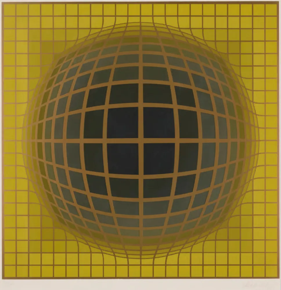 丝网印刷 Vasarely - B-Bomb-b (3)