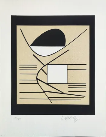 丝网印刷 Vasarely - Balaton