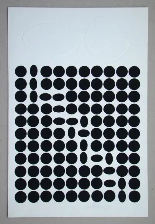 丝网印刷 Vasarely - Bételgeuse ( relief )