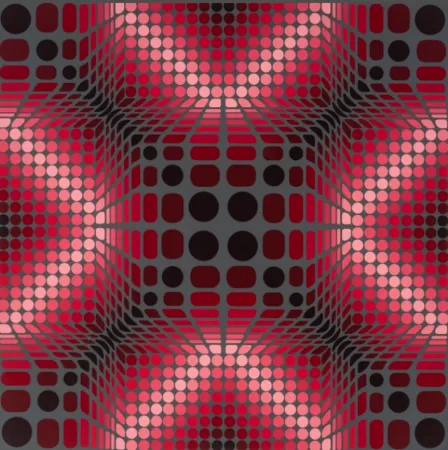 丝网印刷 Vasarely - Boulouss