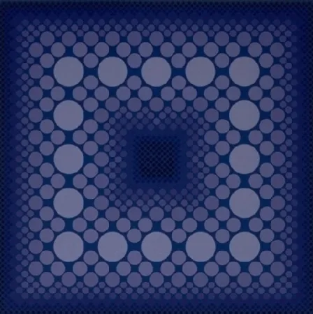 丝网印刷 Vasarely - CORONA