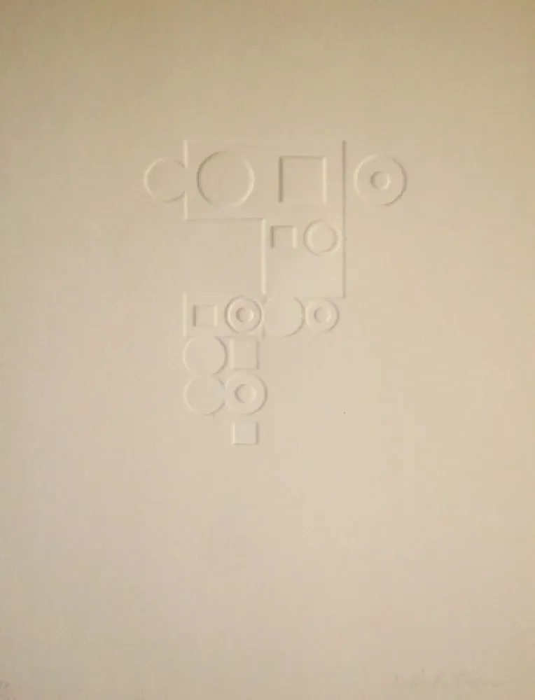 版画 Vasarely - Euclide