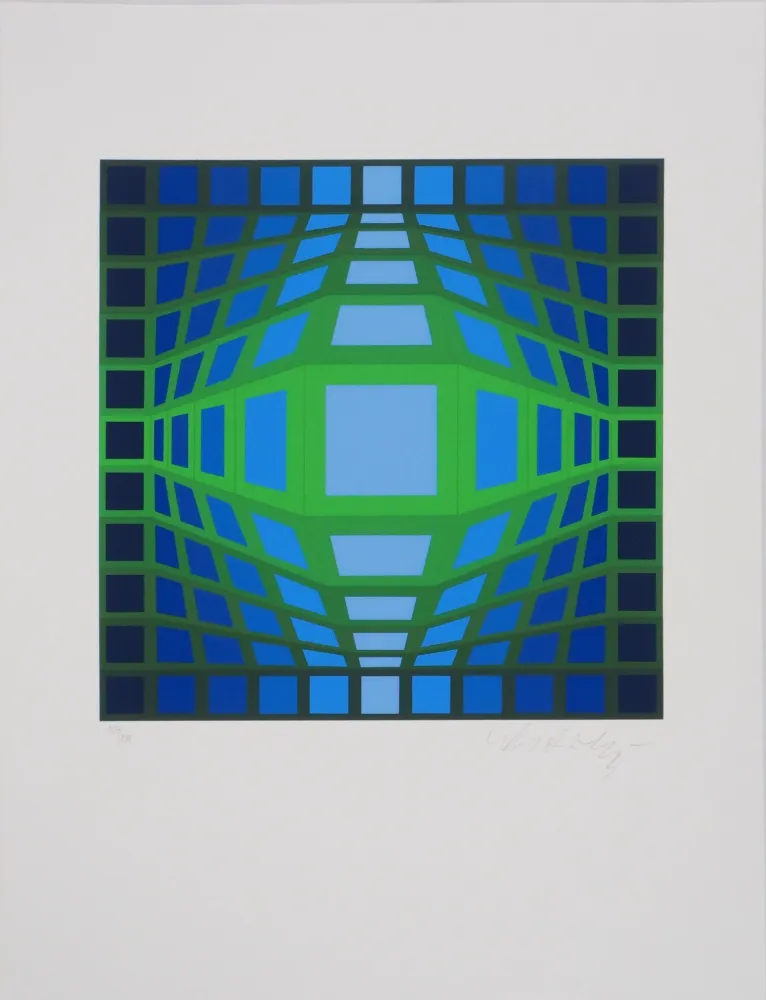 丝网印刷 Vasarely - Geymant A