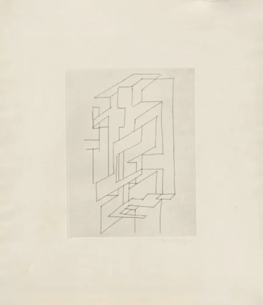 版画 Vasarely - Gordes Gestalt