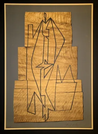 石版画 Vasarely - Gordes Tabor