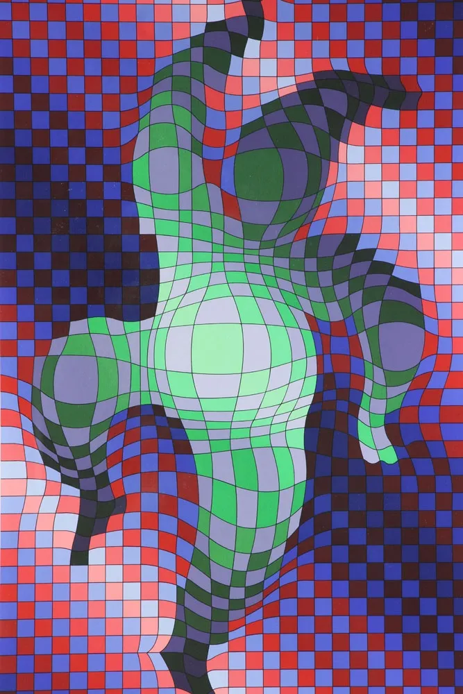 复数作品 Vasarely - Harlequin