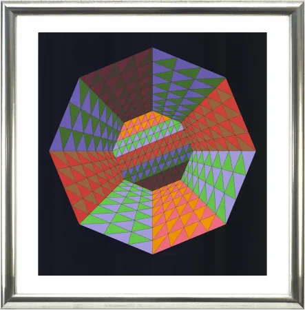 丝网印刷 Vasarely - Heisenberg