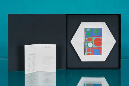 插图书 Vasarely - Hexagone - 1988, Artbooks and Sculpture Hand-signed