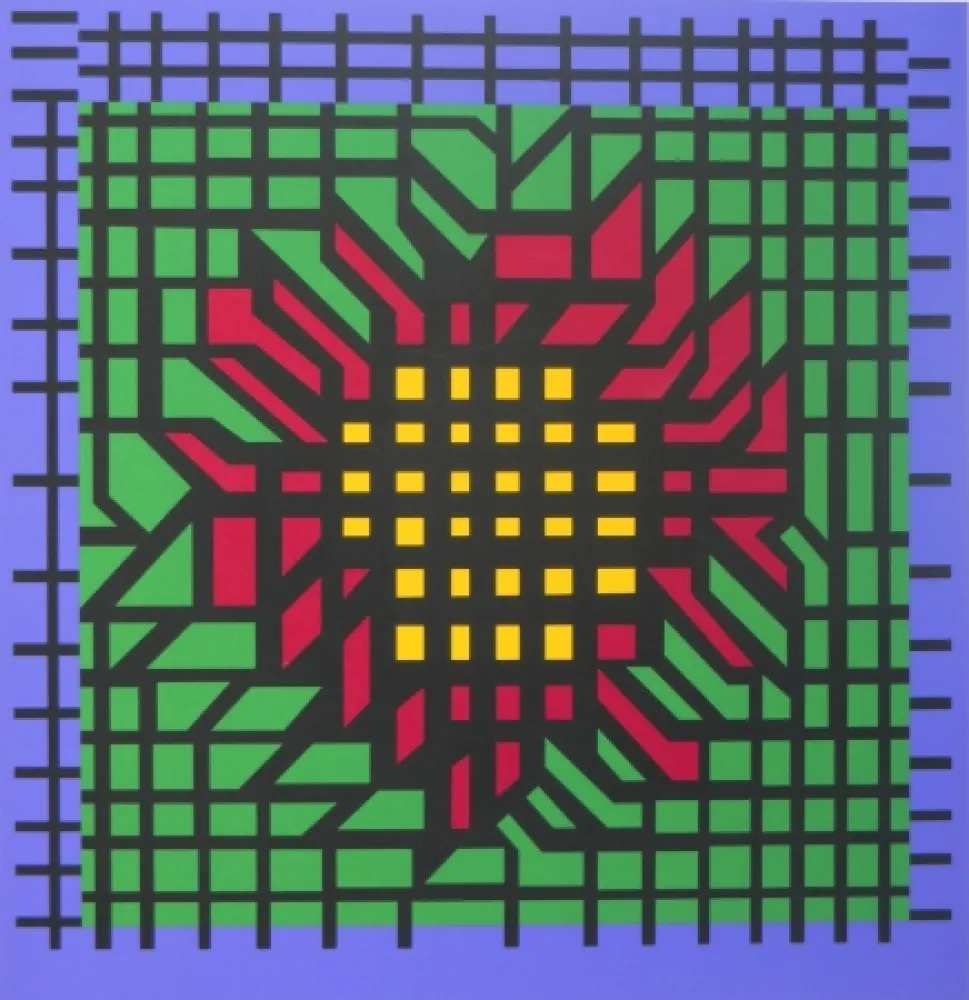 丝网印刷 Vasarely - KATZAG