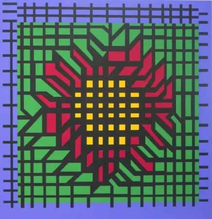 丝网印刷 Vasarely - KATZAG