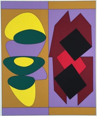 丝网印刷 Vasarely - Kris Bille, from Ion Album