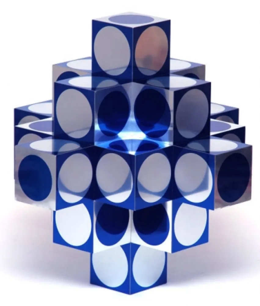复数作品 Vasarely - Kroa Bleu 1 