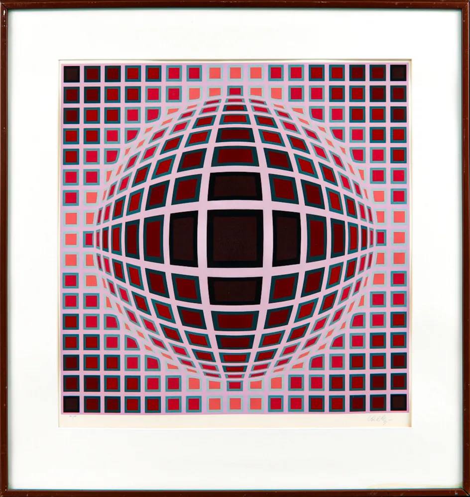 丝网印刷 Vasarely - Louisiana I