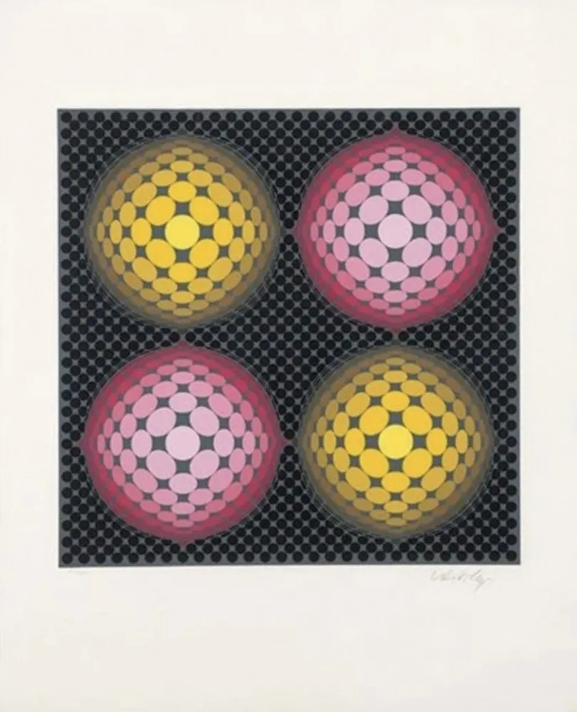 复数作品 Vasarely - Metagalaxie
