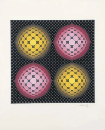 复数作品 Vasarely - Metagalaxie
