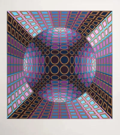复数作品 Vasarely - Niels Bohr
