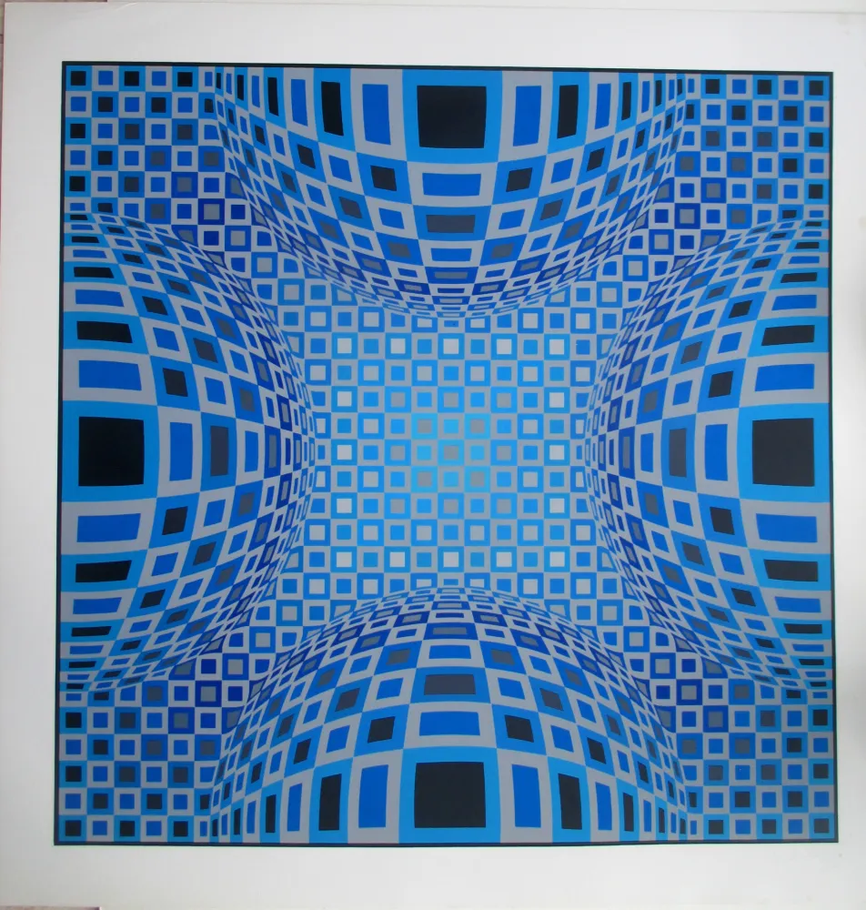 丝网印刷 Vasarely - No title