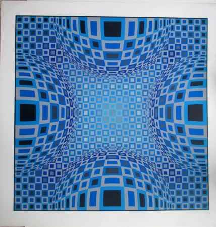 丝网印刷 Vasarely - No title