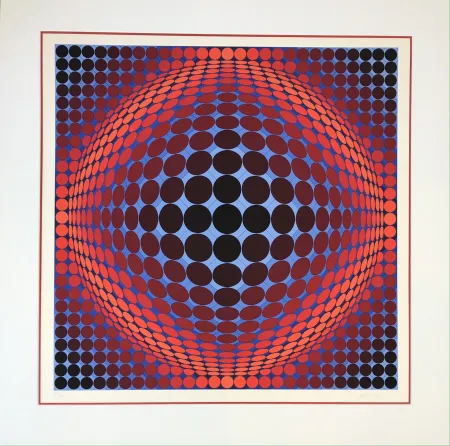 石版画 Vasarely - Nobel 7