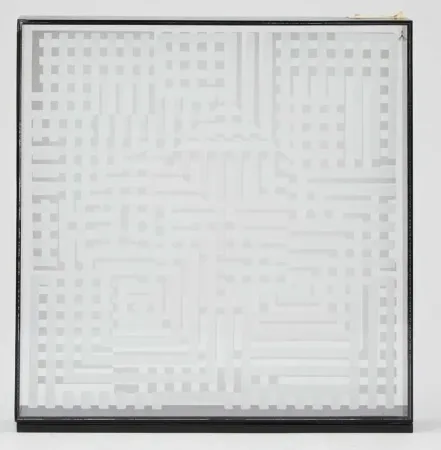 复数作品 Vasarely - Omega 25 Blanc