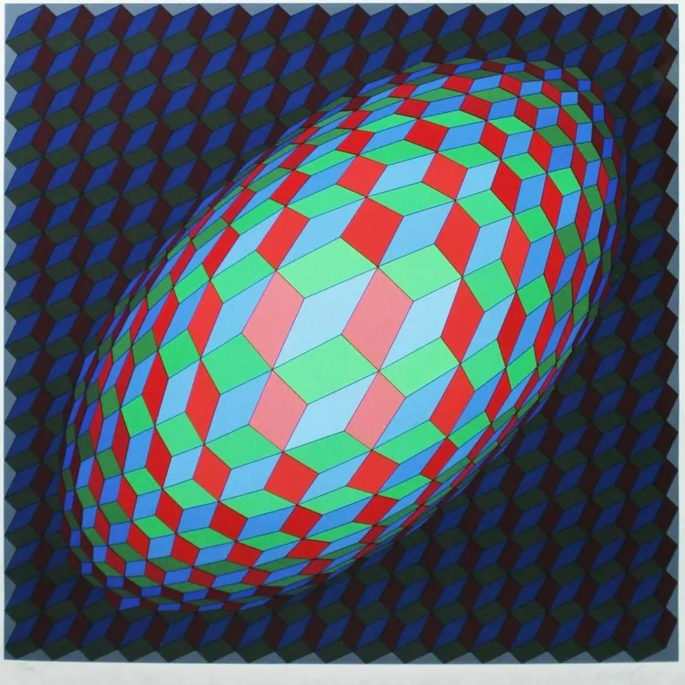 复数作品 Vasarely - Omega V