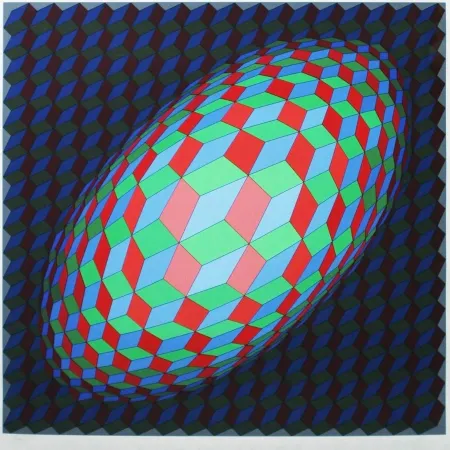 复数作品 Vasarely - Omega V
