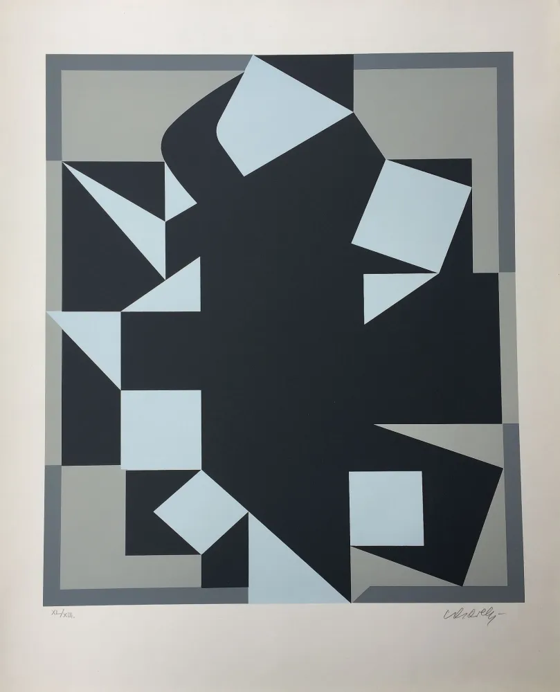 丝网印刷 Vasarely - Orgovan