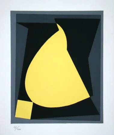 丝网印刷 Vasarely - Pamir II.
