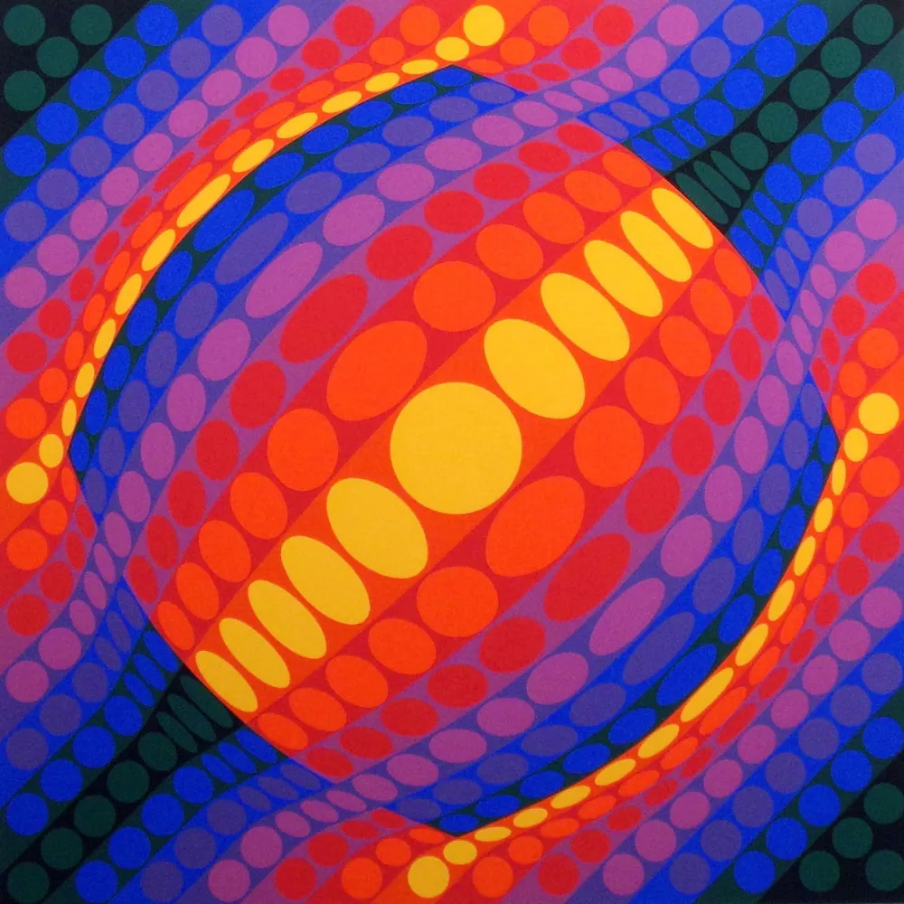 复数作品 Vasarely - Planeta