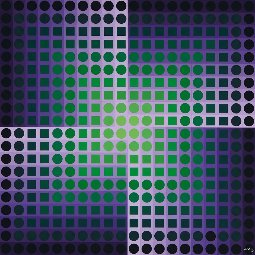 复数作品 Vasarely - Planetary Participations No 2