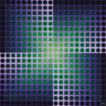 复数作品 Vasarely - Planetary Participations No 2