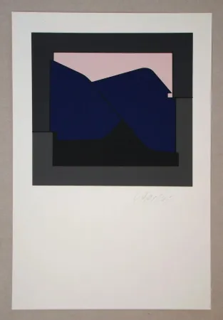 丝网印刷 Vasarely - Poprad