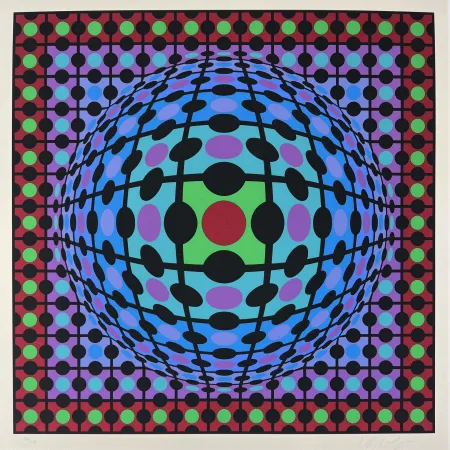丝网印刷 Vasarely - Procion 3
