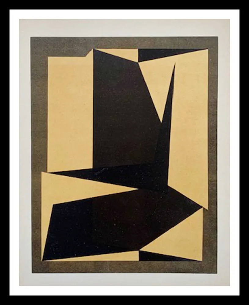 石版画 Vasarely - PROJET POUR UNE TAPISSERIE