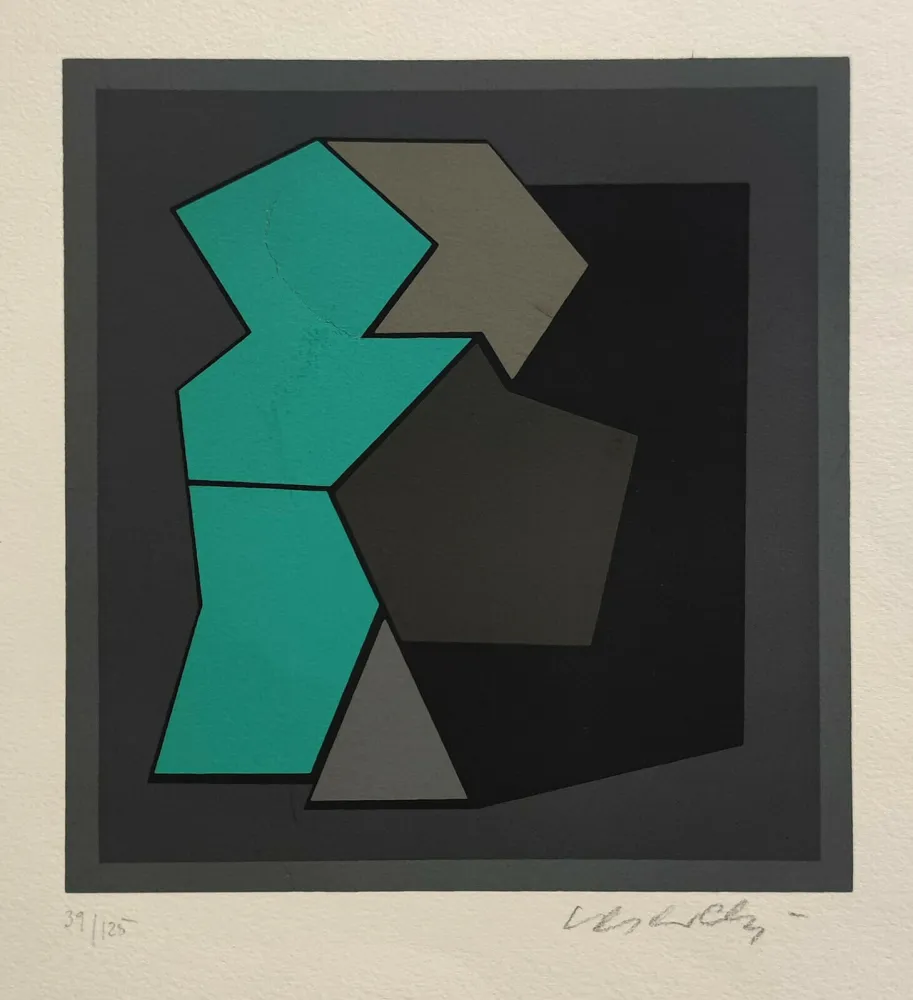 丝网印刷 Vasarely - Quami-1
