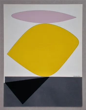 镂版印刷 Vasarely - Sauzon II