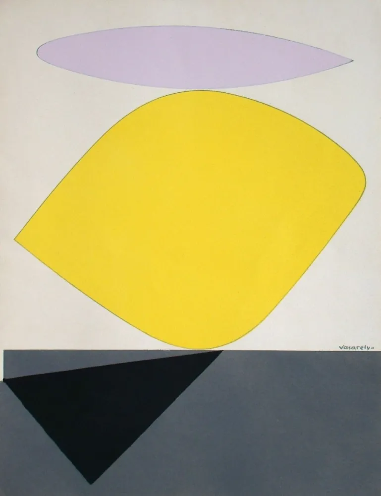 石版画 Vasarely - Sauzon II.