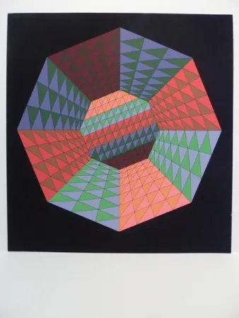 丝网印刷 Vasarely - Sérigraphie