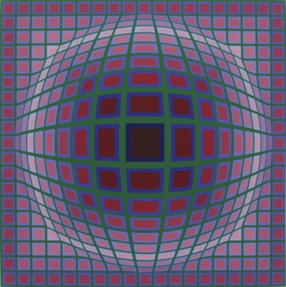 丝网印刷 Vasarely - Titan A