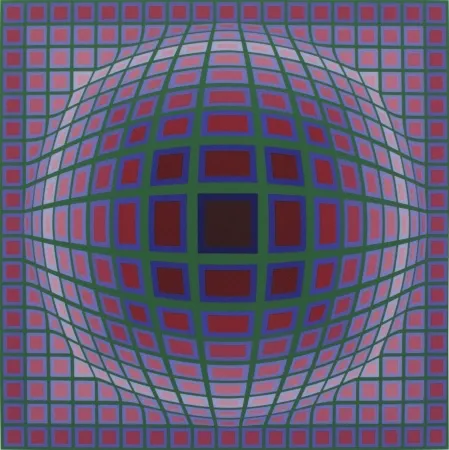 丝网印刷 Vasarely - Titan A