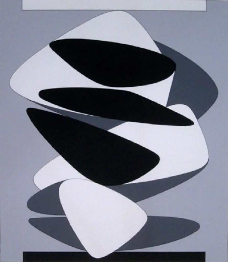 丝网印刷 Vasarely - Untitled