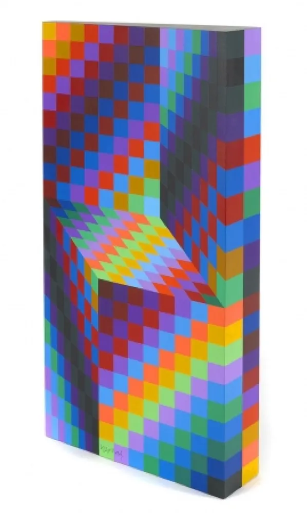 无技术 Vasarely - Untitled Sculpture