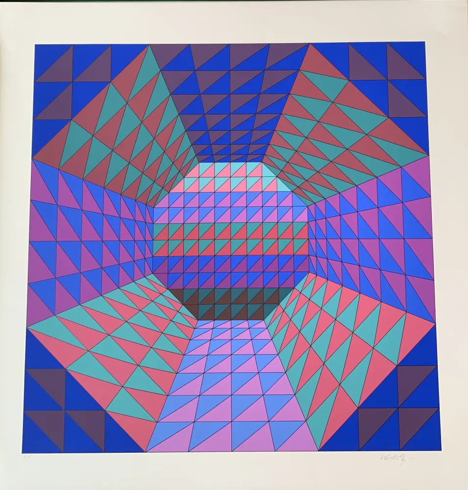 丝网印刷 Vasarely - Vancouver 7
