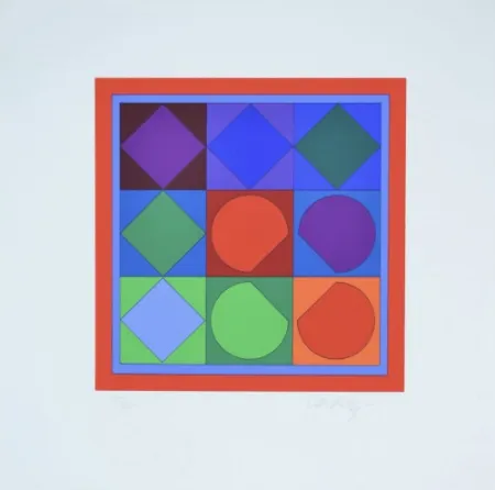 复数作品 Vasarely - Vega