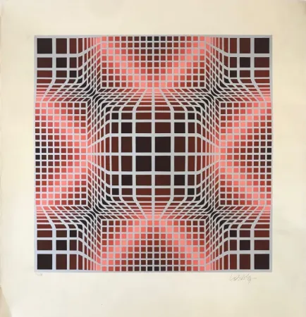 丝网印刷 Vasarely - Vorosh Arg 