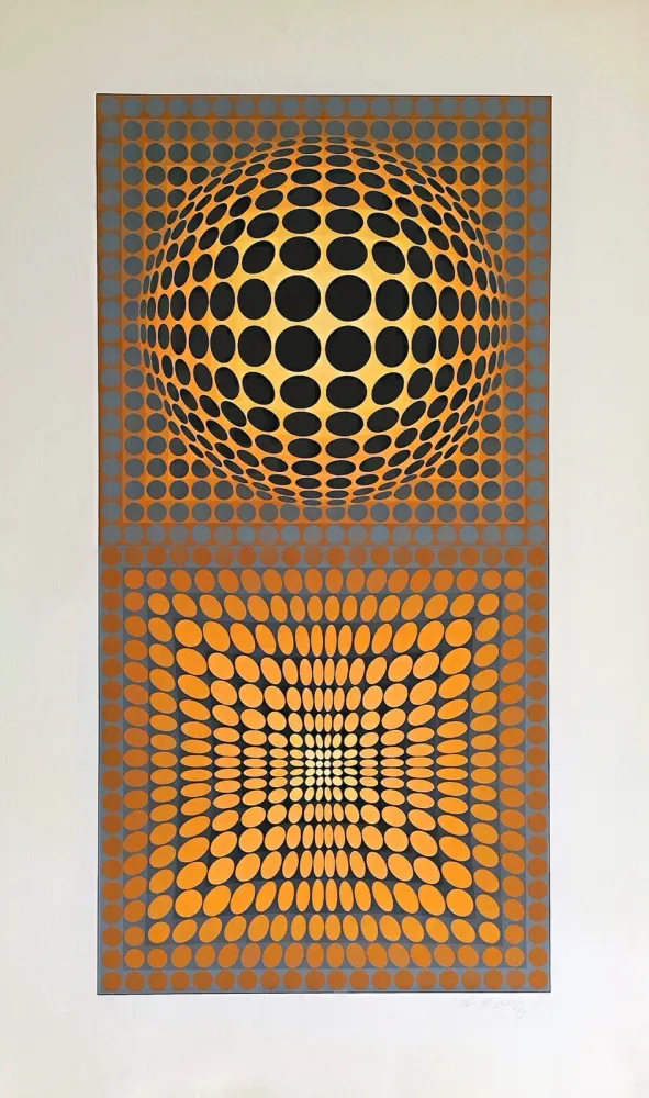 丝网印刷 Vasarely - VP-118