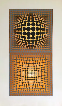 丝网印刷 Vasarely - VP-118