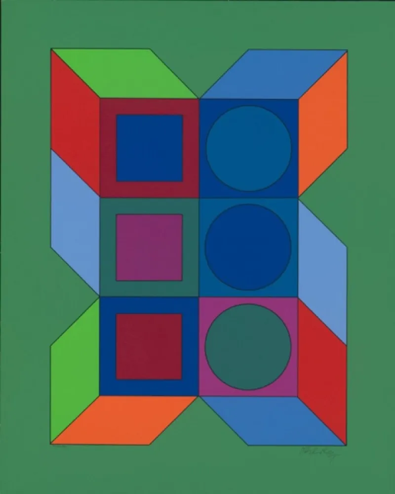 复数作品 Vasarely - XLV